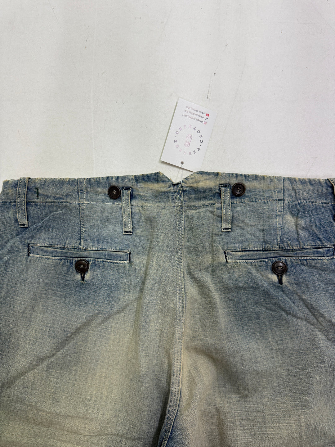 Scarti-Lab 109 W34 chino pant jeans nuovo con cartellino Deadstock