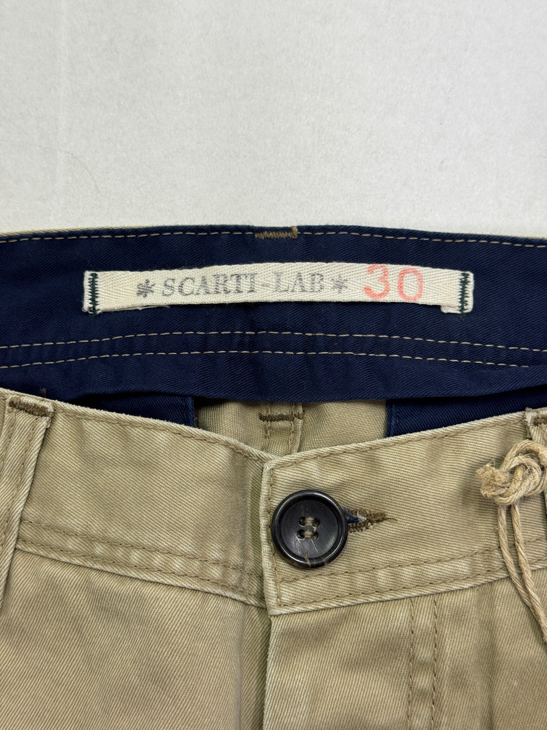 Scarti-Lab 120 W30 chino pant work nuovo con cartellino Deadstock