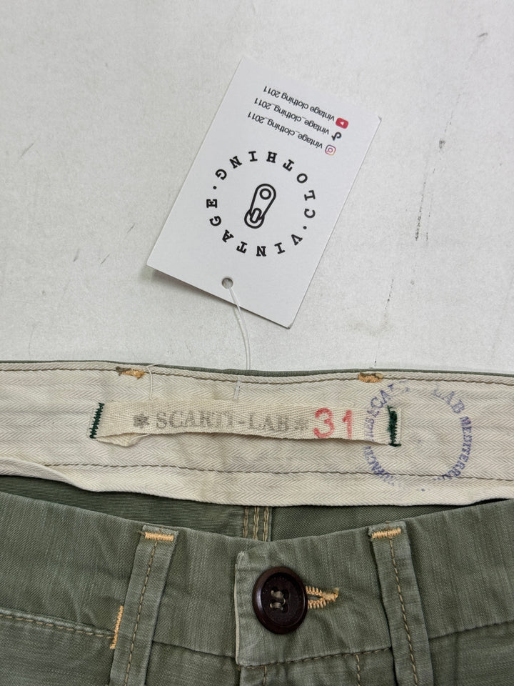 Scarti-Lab 118 W31 chino pant work nuovo con cartellino Deadstock