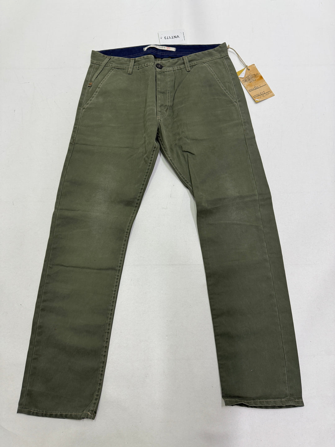 Scarti-Lab 120 W33 chino pant nuovo con cartellino Deadstock