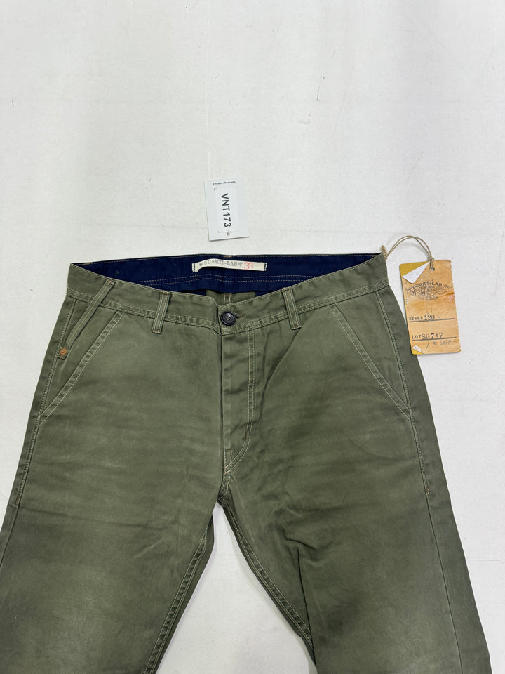 Scarti-Lab 120 W33 chino pant nuovo con cartellino Deadstock