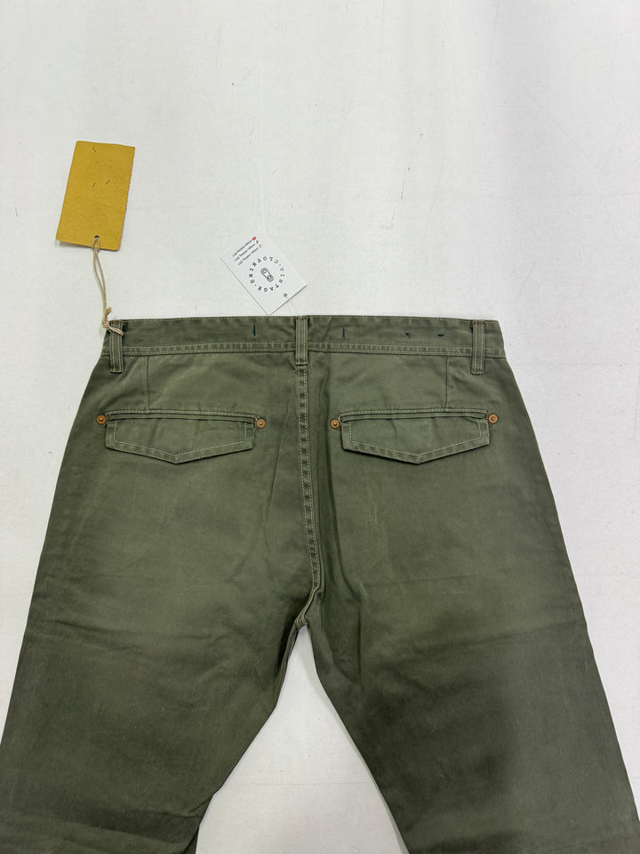 Scarti-Lab 120 W33 chino pant nuovo con cartellino Deadstock