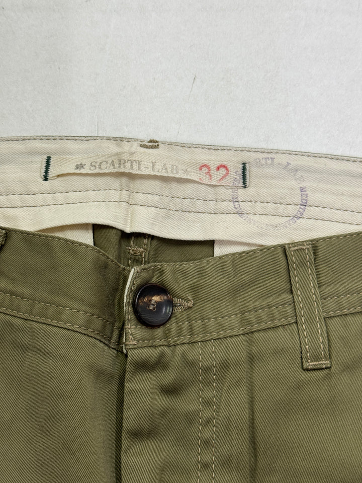 Scarti-Lab 101 W32 chino pant nuovo con cartellino Deadstock