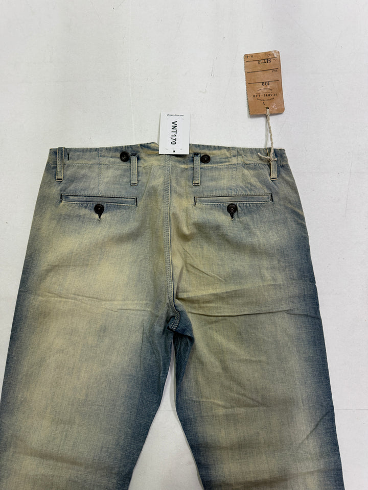 Scarti-Lab 109 W32 jeans pant nuovo con cartellino Deadstock