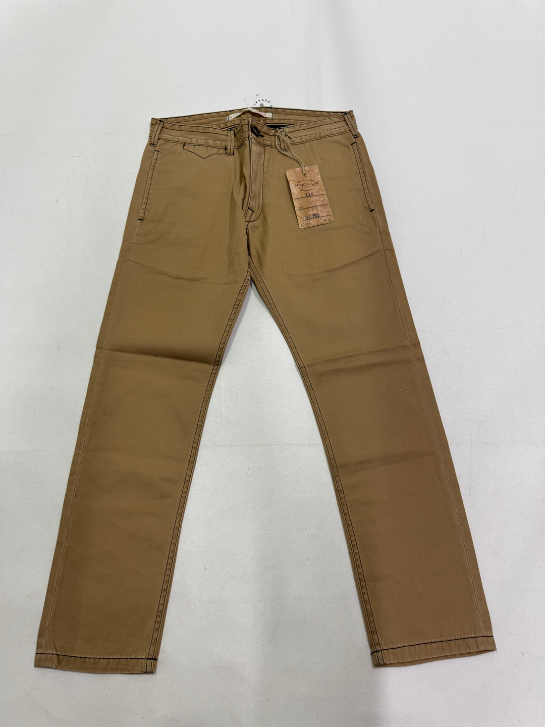 Scarti-Lab 116 W32 chino pant nuovo con cartellino Deadstock