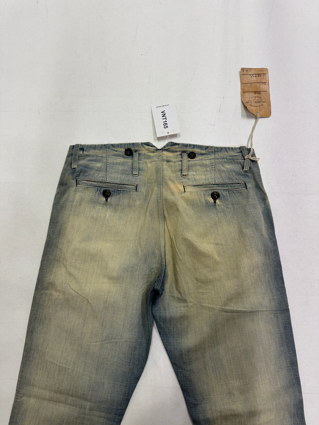 Scarti-Lab 109 W31 jeans nuovo con cartellino Deadstock