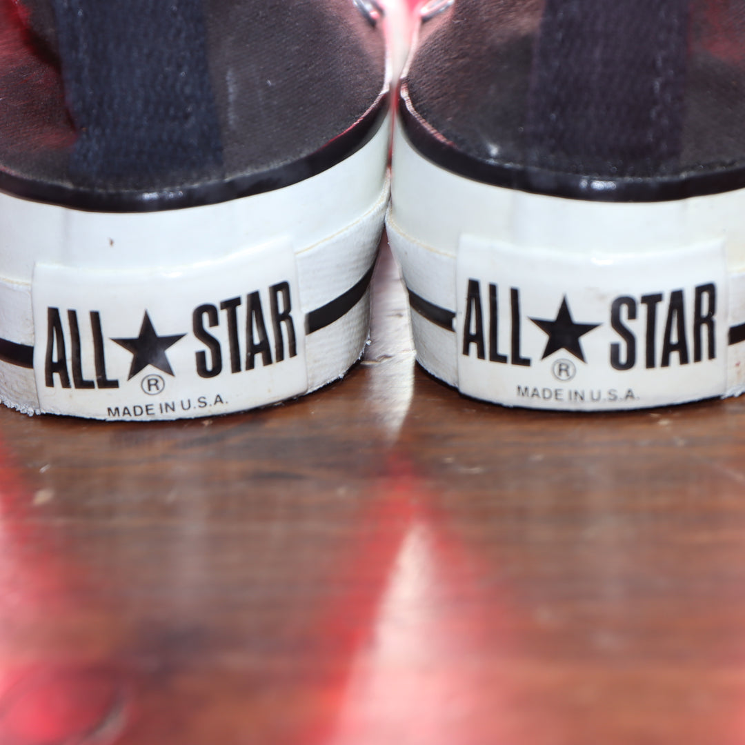 Converse All Star size 4  bassa Made in USA tomaia nera