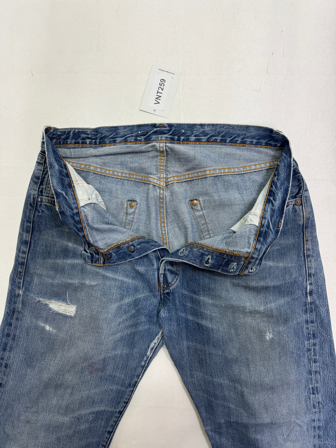 Levi's 501 XX Big E Vintage Clothing W36 L34 cimosa e rivetti selvedge rivets