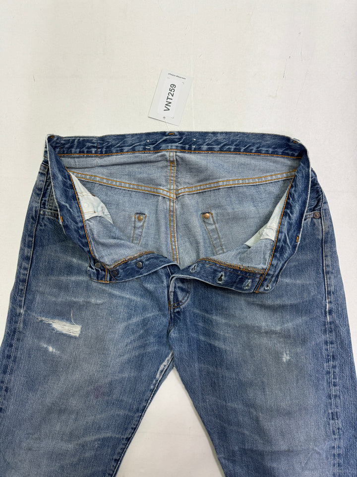 Levi's 501 XX Big E Vintage Clothing W36 L34 cimosa e rivetti selvedge rivets