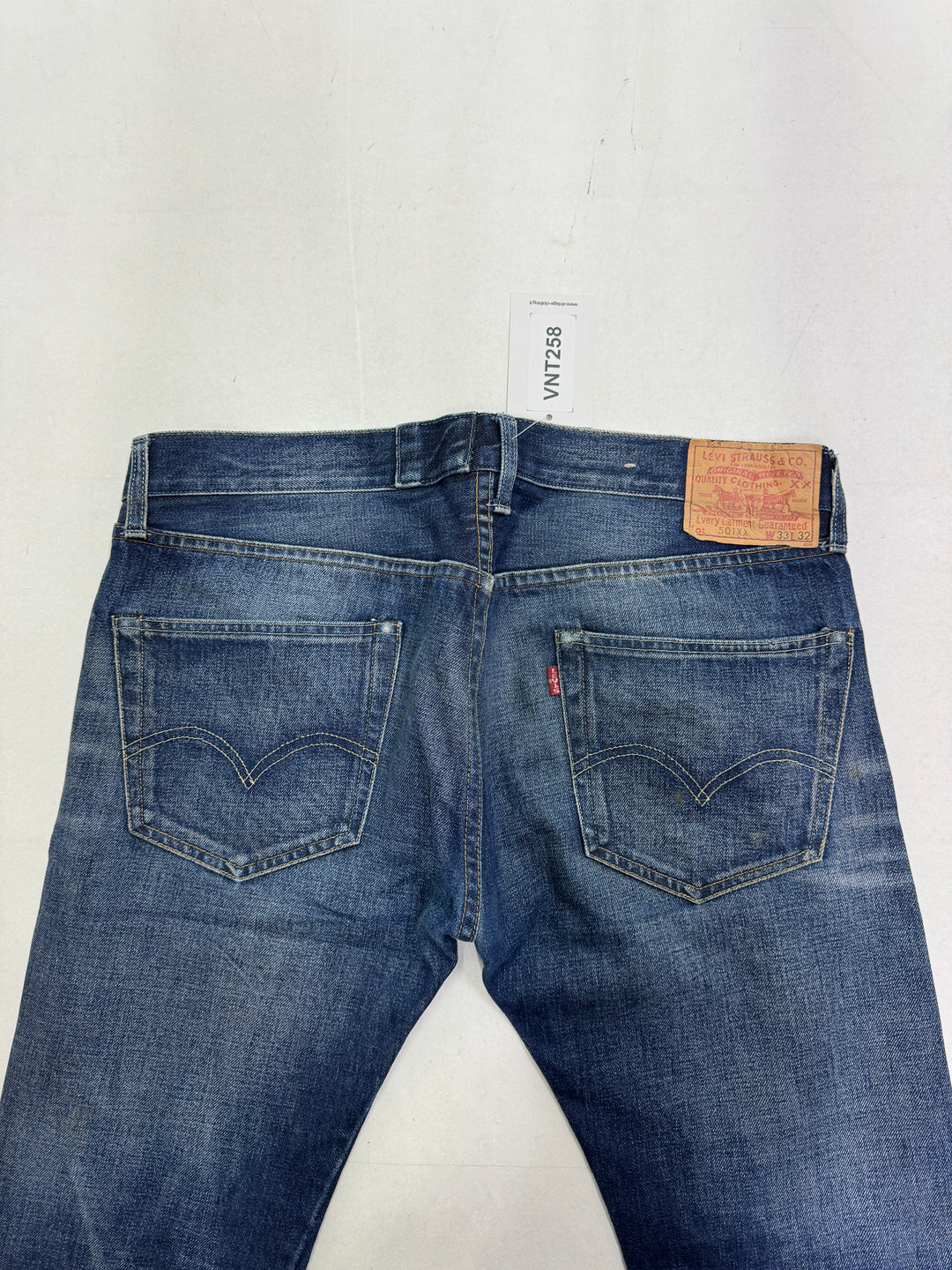 Levi's 501 XX Big E Vintage Clothing W33 L32 cimosa e rivetti selvedge rivets