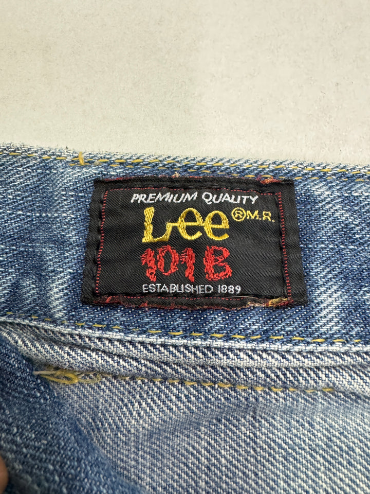 Lee 101 B mezza cimosa W33 L32 selvedge vintage denim jeans