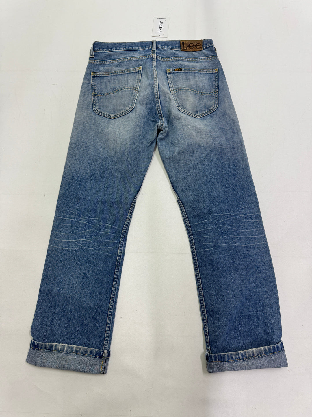 Lee 101 B mezza cimosa W33 L32 selvedge vintage denim jeans