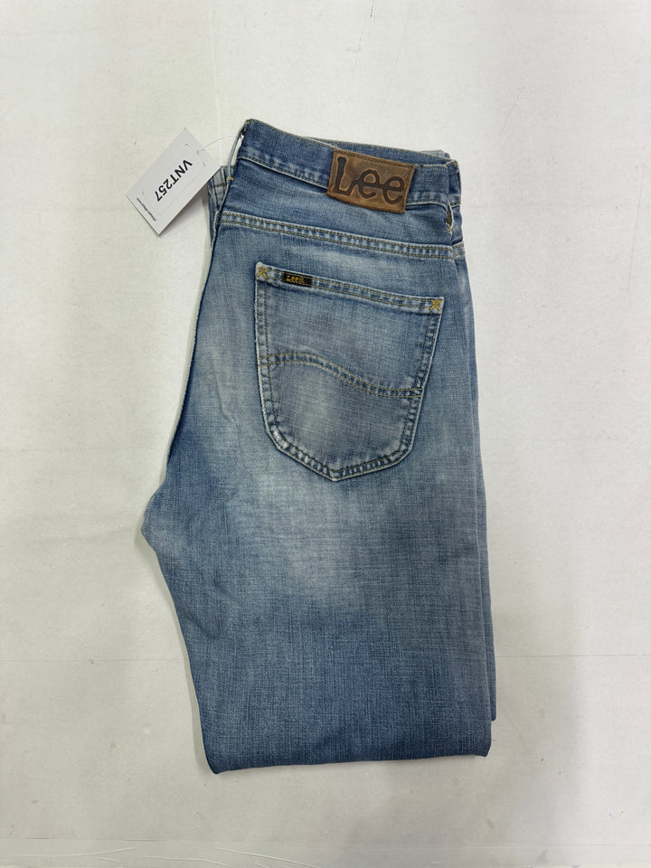 Lee 101 B mezza cimosa W33 L32 selvedge vintage denim jeans