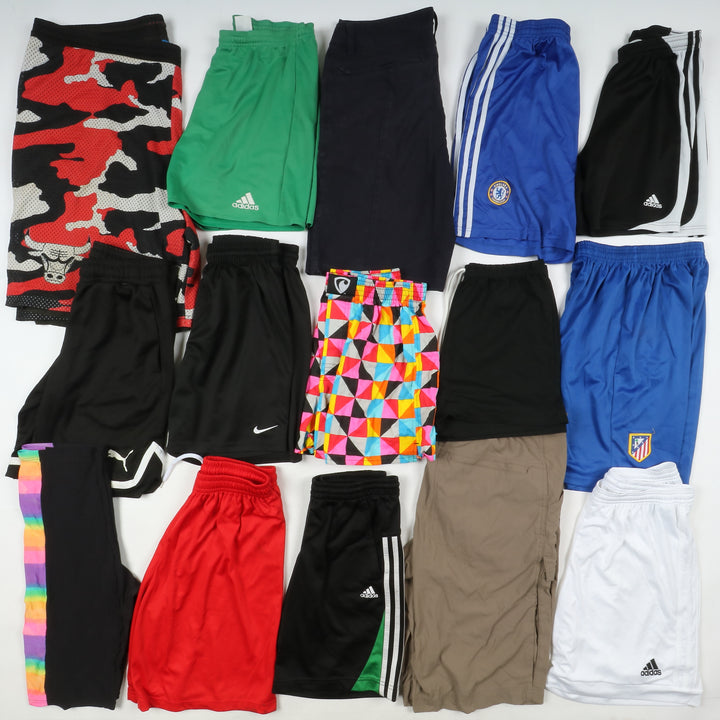 Stock Pantaloncini shorts firmati sportivi box da 76pz uomo e donna