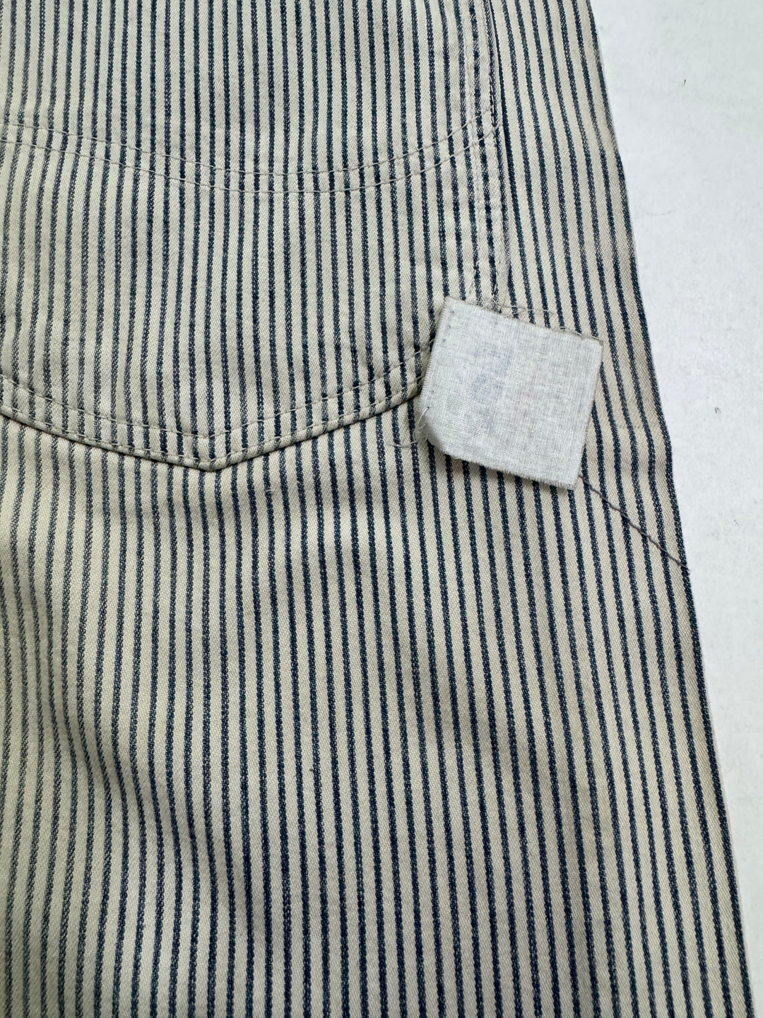 Lee Union Alls Carpenter Rigato jeans cargo nuovo deadstock