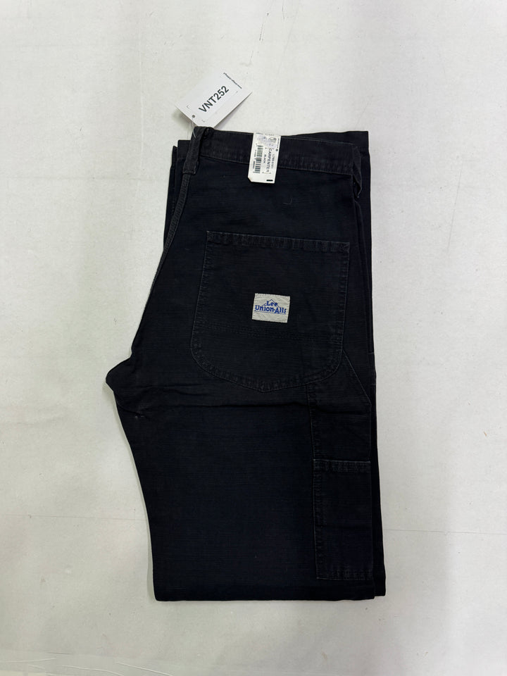 Lee Union Alls Carpenter W31 L34 jeans cargo nuovo deadstock