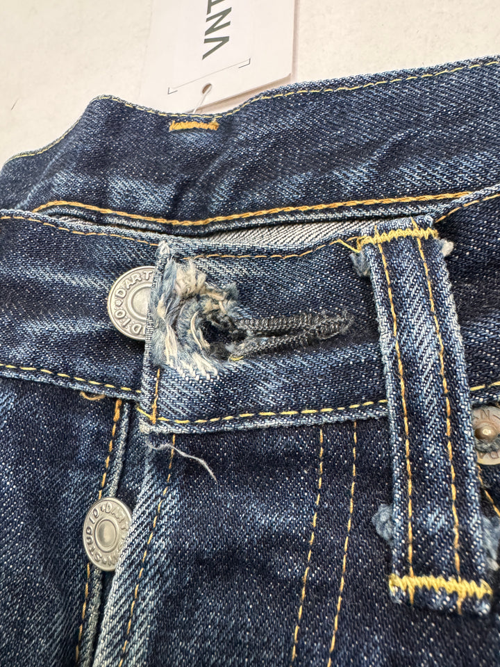 Studio D'Artisan W30 con cimosa e rivetti selvedge rivets jeans vintage