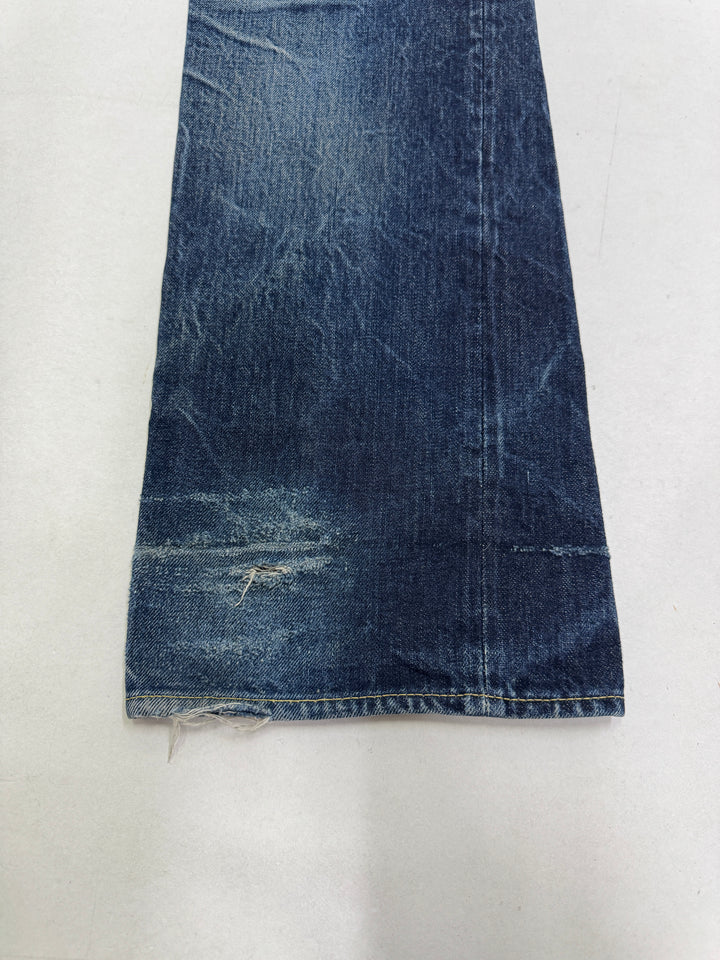 Studio D'Artisan W30 con cimosa e rivetti selvedge rivets jeans vintage