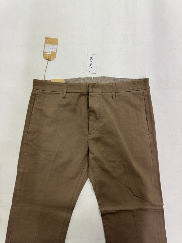 Fortela mod. Piatto cimosa W34 chino pants verde nuovo con cartellino Deadstock