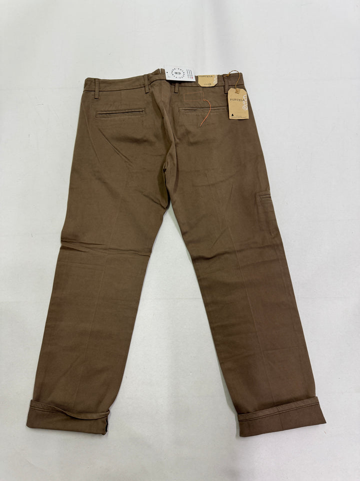 Fortela mod. Piatto cimosa W34 chino pants verde nuovo con cartellino Deadstock