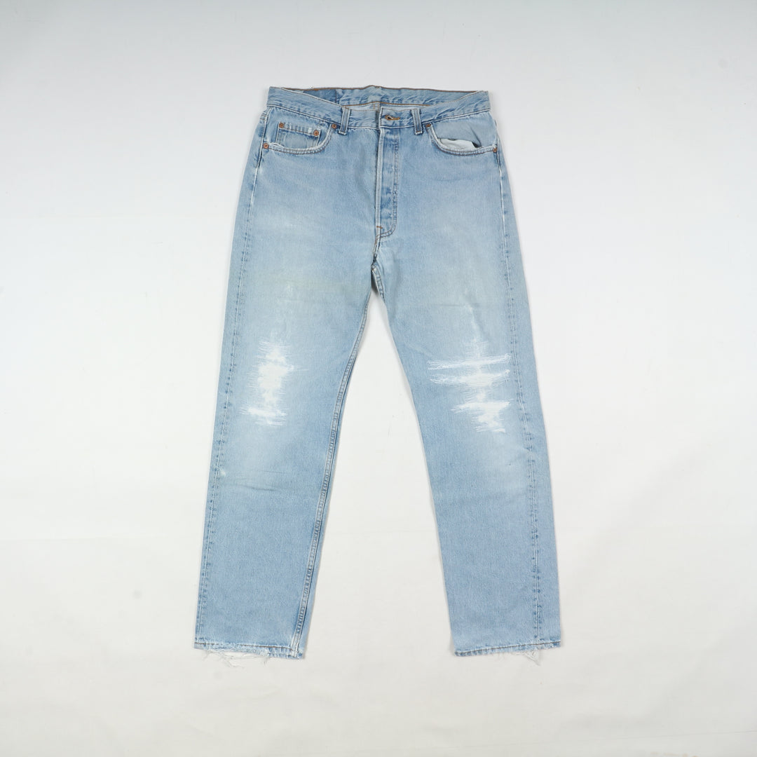 Levi's 501 made in USA, Grado C, stock da 33pz denim, nero e colorati