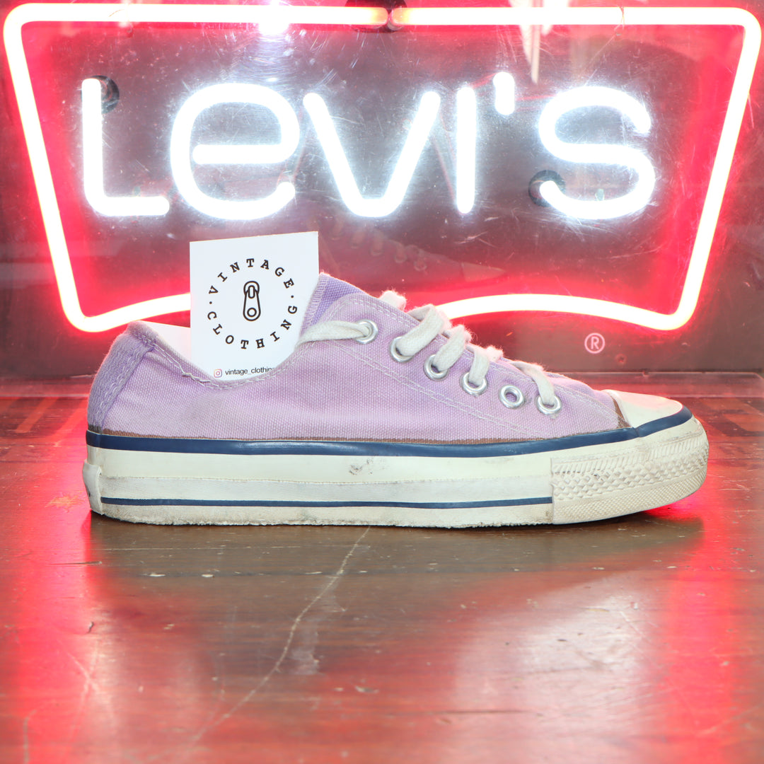 Converse all star size 5.5 basse Made in USA Viola Lilla