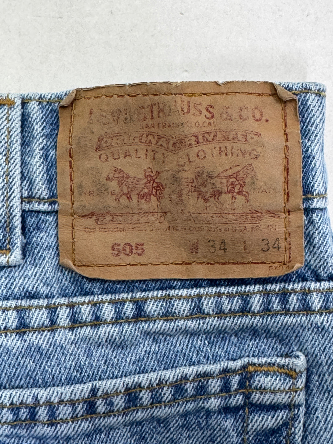 Levi's 505 Made in USA W34 L34 Levis vintage jeans