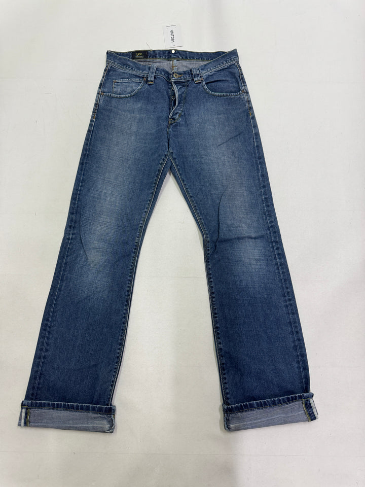 Lee Roscoe W32 L34 mezza cimosa selvedge jeans denim