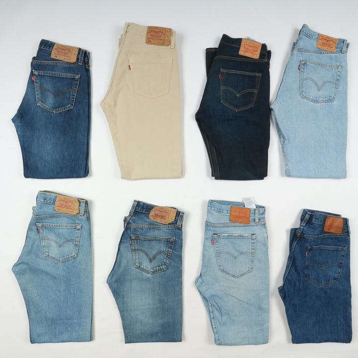 Levi's 501 grado A box da 30pz uomo e donna denim e mix color