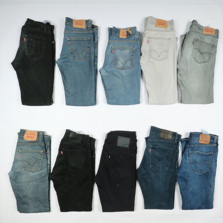 Levi's jeans denim slim e skinny uomo donna stock da 46 pz - Levis 511, 510, 504....