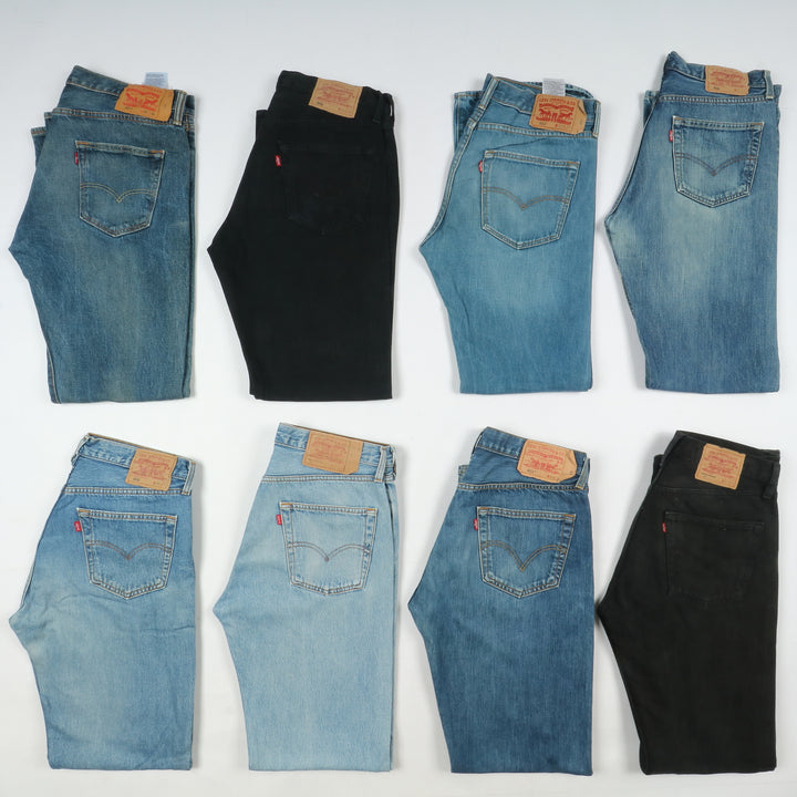 Levi's 501 grado A box da 30pz uomo e donna denim e mix color