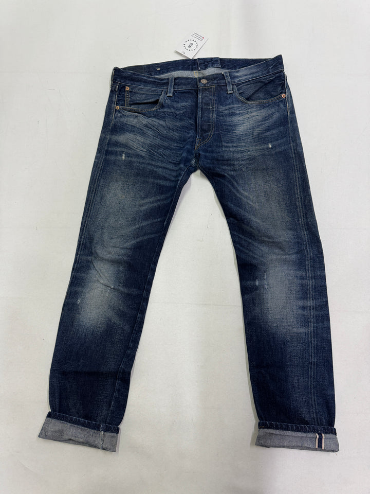 Levi's 501 XX Big E Vintage Clothing W33 L32 cimosa e rivetti selvedge rivets