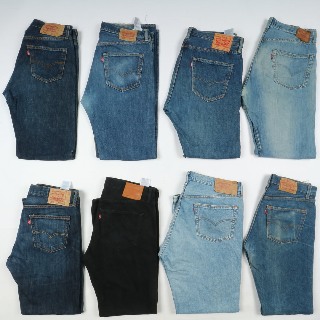 Levi's 501 grado A box da 30pz uomo e donna denim e mix color