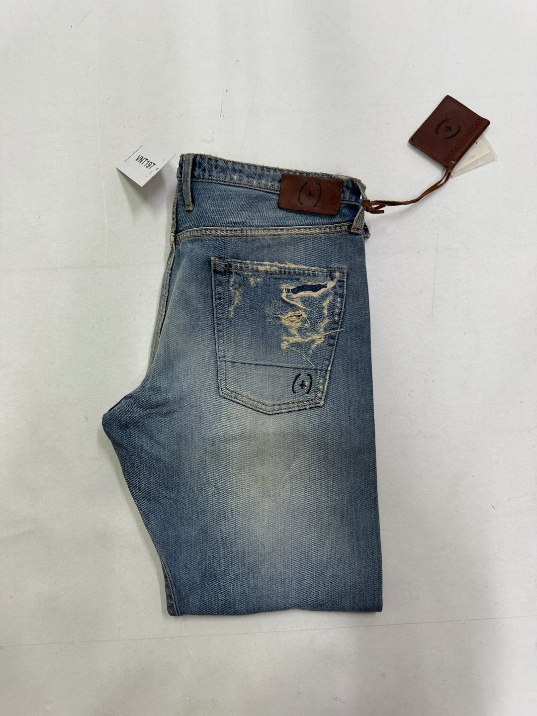 People+ Daly jeans W34 cimosa red line nuovo Deadstock