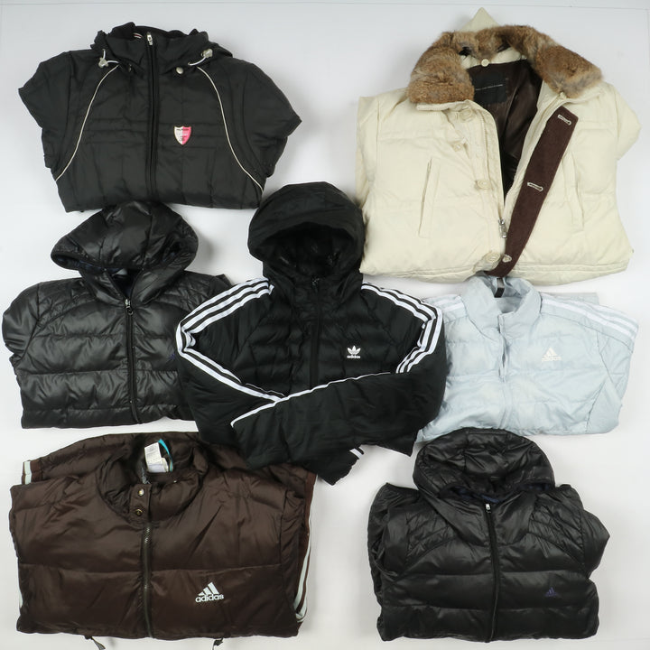 Adidas, Tommy Hilfiger e Sergio Tacchini stock 7pz giubbini invernali