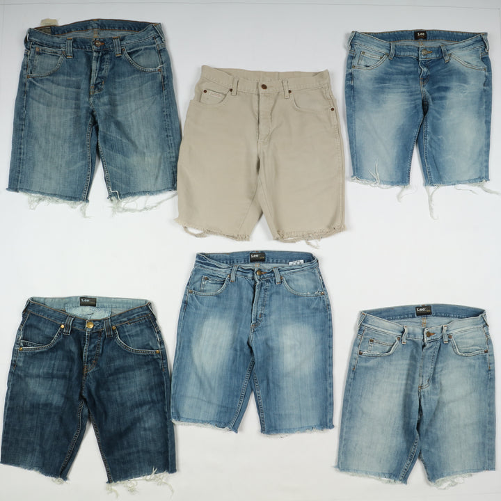 Lee e Wrangler bermuda uomo vintage box da 58pz jeans custom