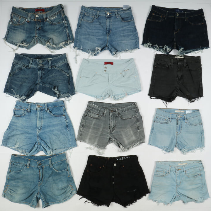 Levis short jeans donna box da 62pz denim e nero Levi's