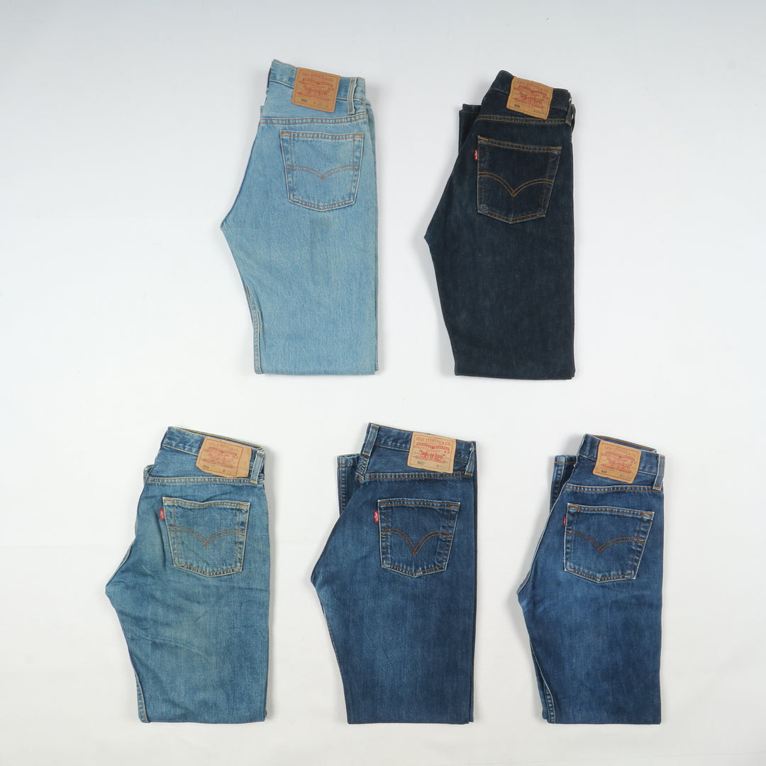 Levi's 501 grado A box da 29pz uomo e donna denim e mix color