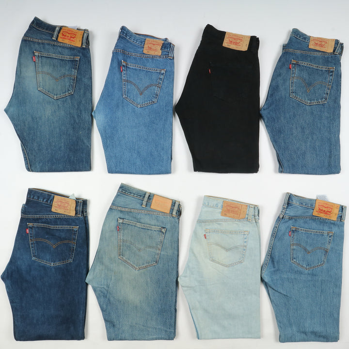 Levi's 501 grado A box da 30pz uomo e donna denim e mix color