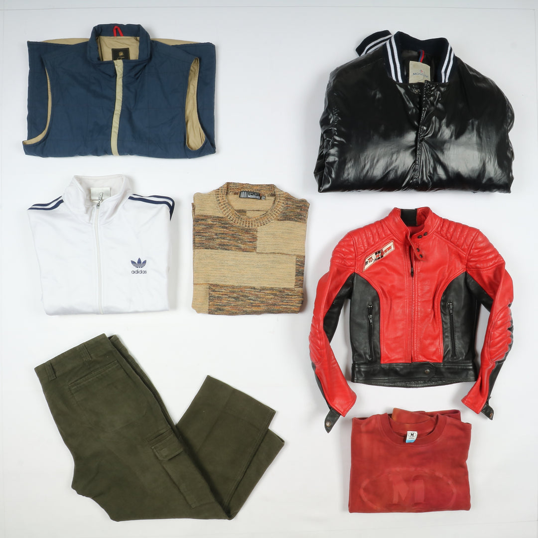 Camicie Luxury vintage uomo e donna stock da 23pz Moncler, Moschino, stone island...