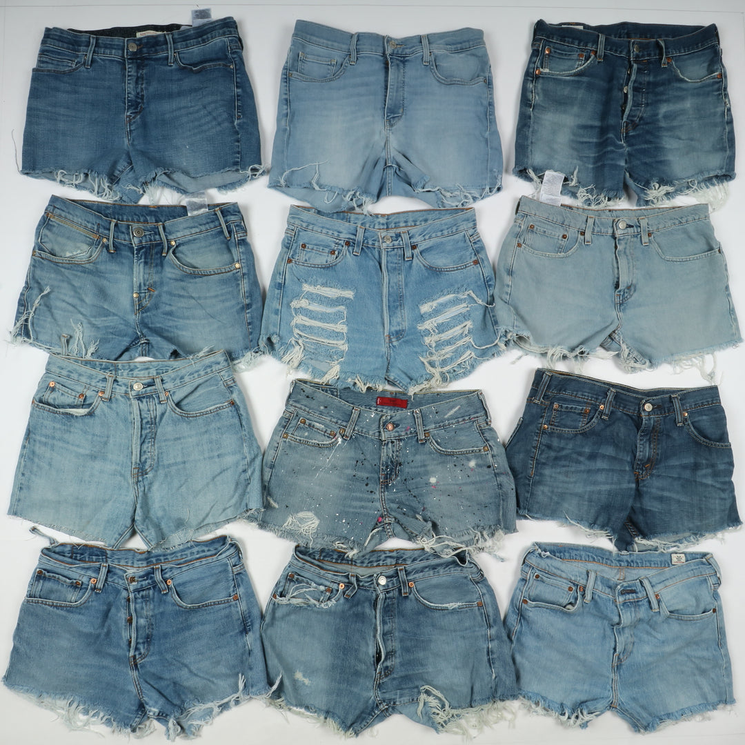 Levis short jeans donna box da 63pz denim e nero Levi's