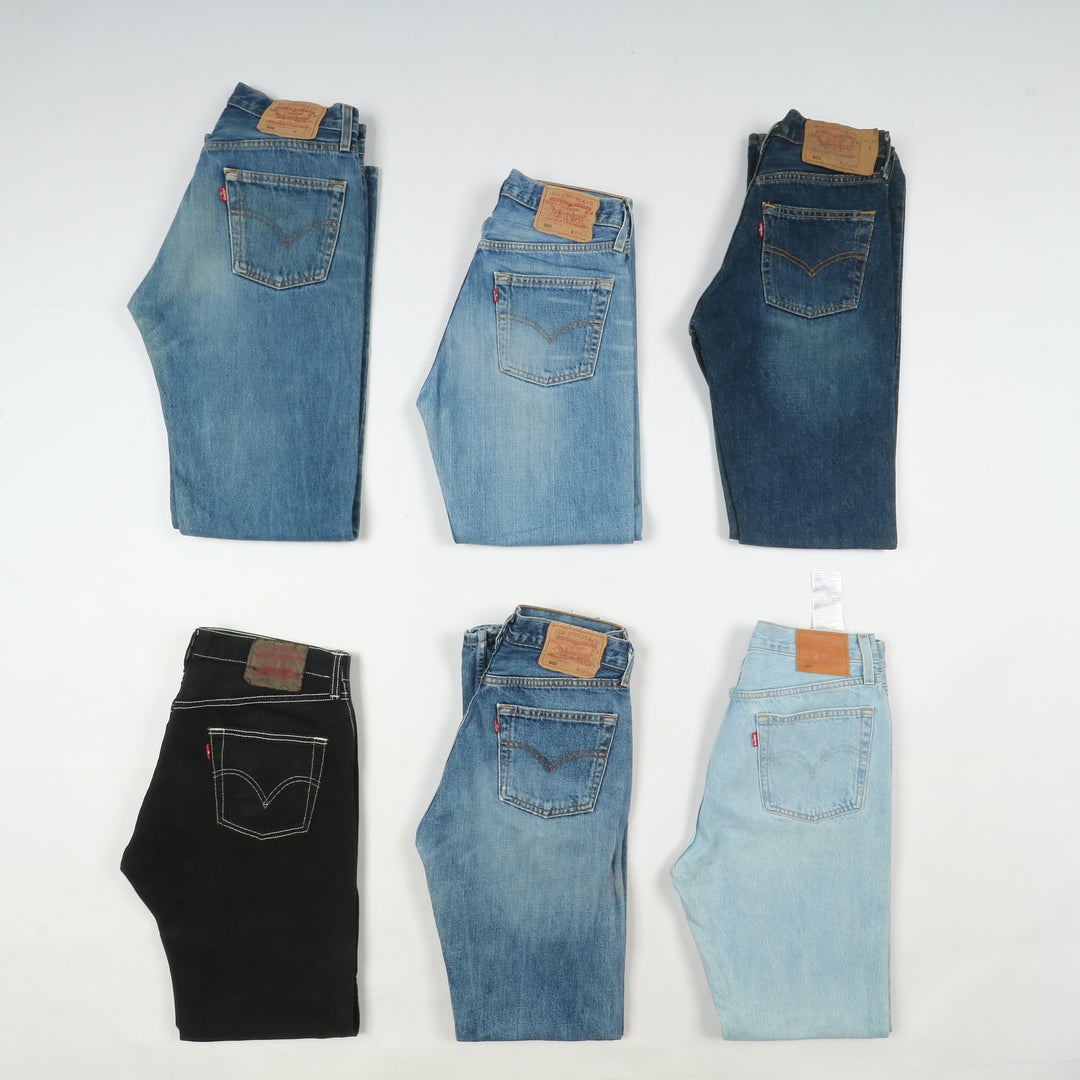 Levi's 501 grado A box da 30pz uomo e donna denim e mix color