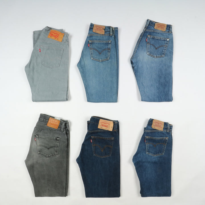 Levi's 501 grado A box da 30pz uomo e donna denim e mix color