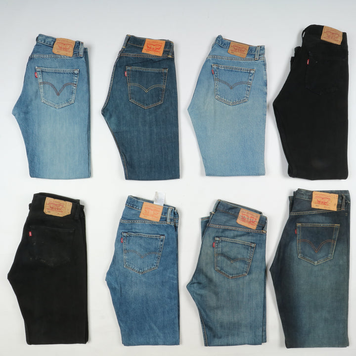 Levi's 501 grado A box da 30pz uomo e donna denim e mix color