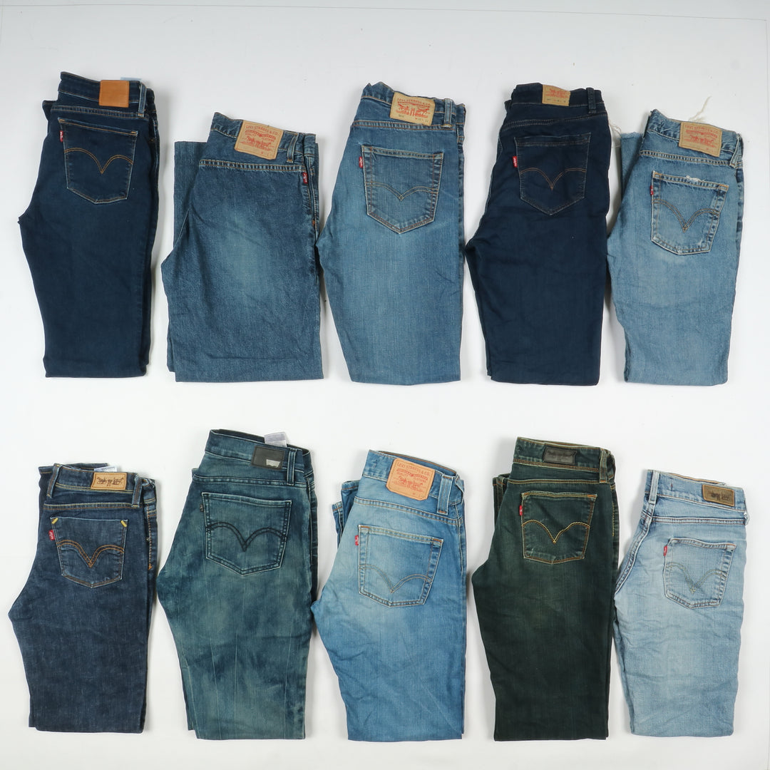 Levi's ZIP fly, Grado A+B, stock da 40pz Levis jeans Uomo e Donna Denim