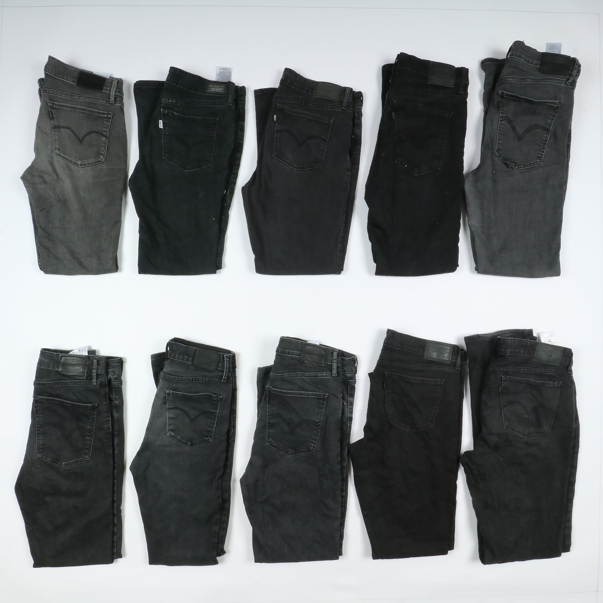 Levi s jeans Nero slim donna stock da 28 pz Levis 511 504 519. Vintage Clothing