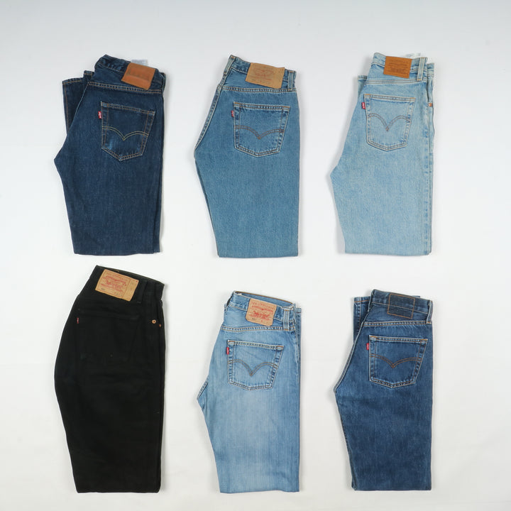 Levi's 501 grado A box da 30pz uomo e donna denim e mix color