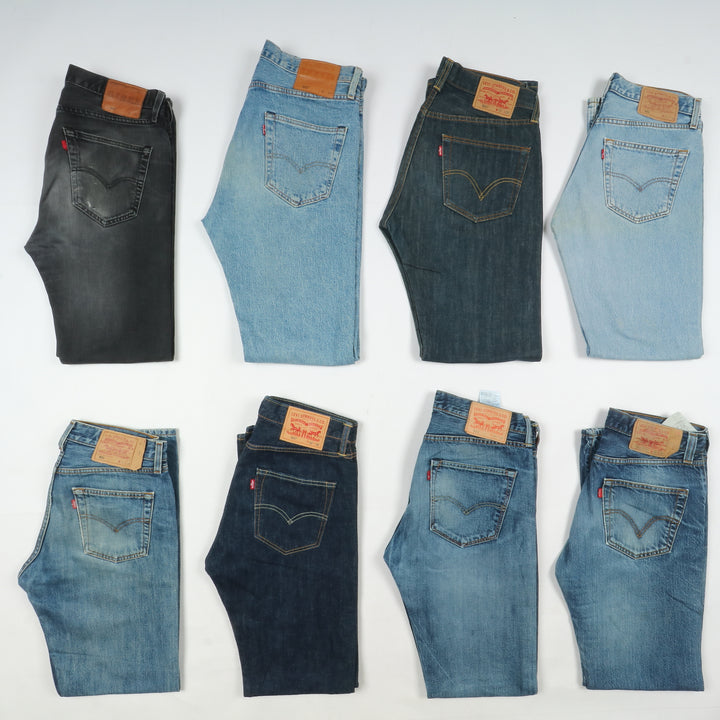 Levi's 501 grado A box da 29pz uomo e donna denim e mix color