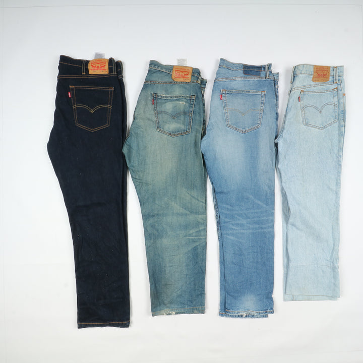 Levi's jeans denim slim, skinny e bootcut / zampa stock da 43 pz uomo e donna