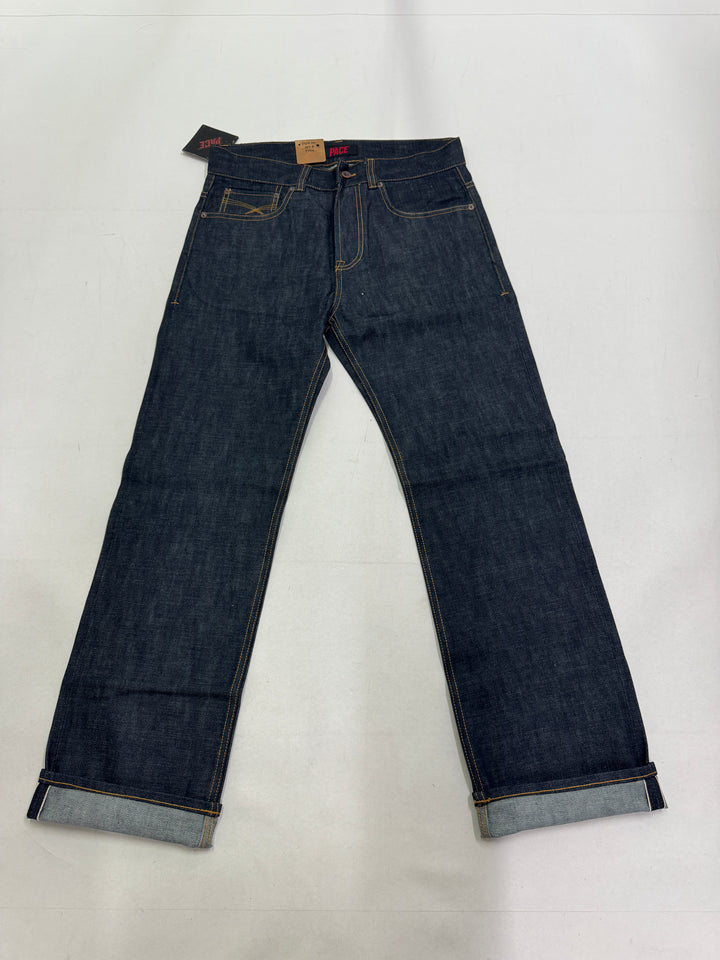 Pace Lowride W32 L32 cimosa jeans nuovo Deadstock red line selvedge